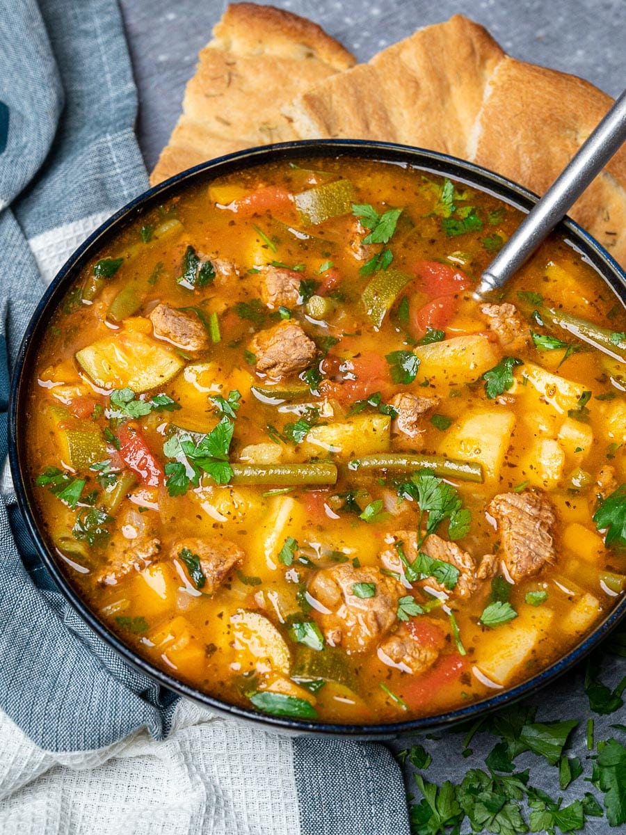 Instant Pot Vegetable Beef Soup