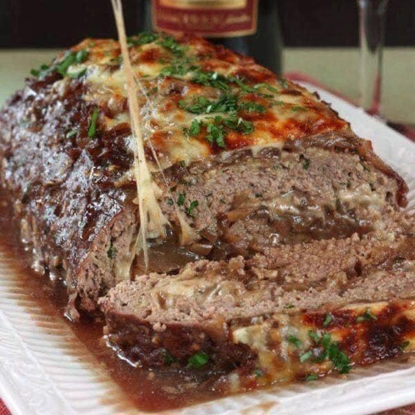 French Onion Soup Stuffed Meatloaf — Changing the way the world thinks about meatloaf!