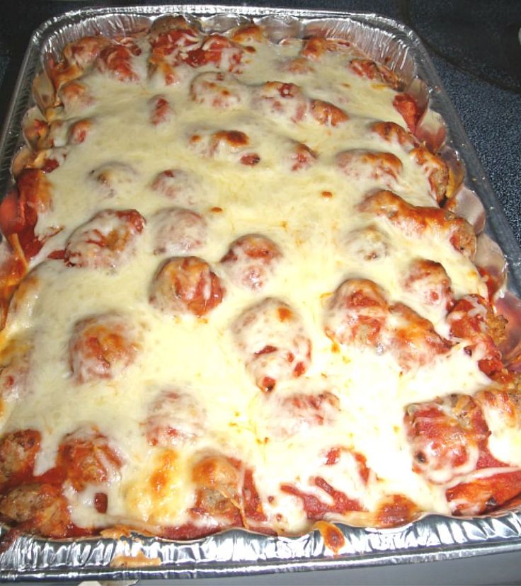 Meatball Sub Casserole