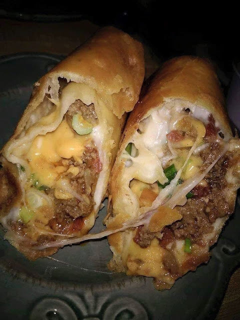 Beef And Cheese Chimichanga