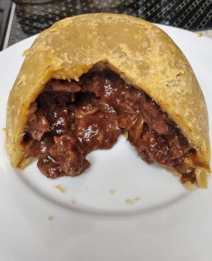 Steak and Onion Steamed Pudding