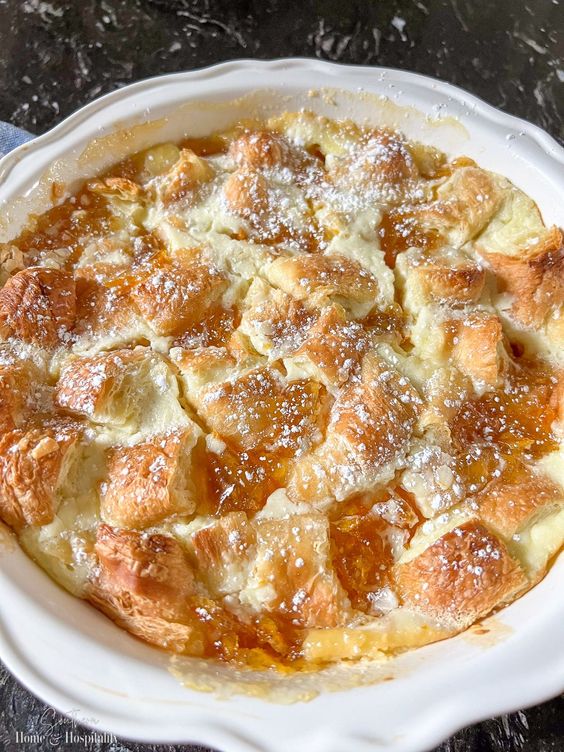 Orange Croissant Breakfast Bake