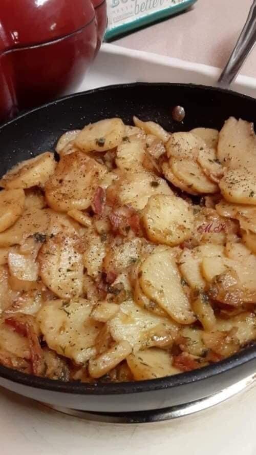 Fried Potatoes And Onions Recipe