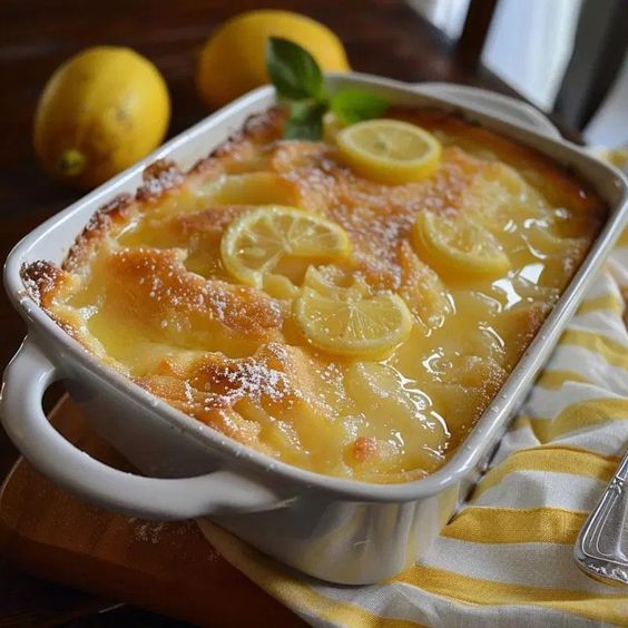 Magic Lemon Cobbler