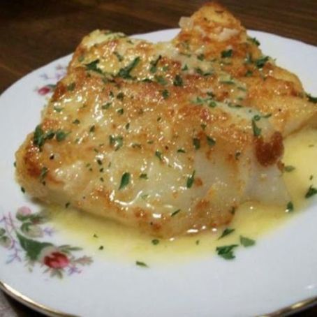 Lemon Butter Baked Cod