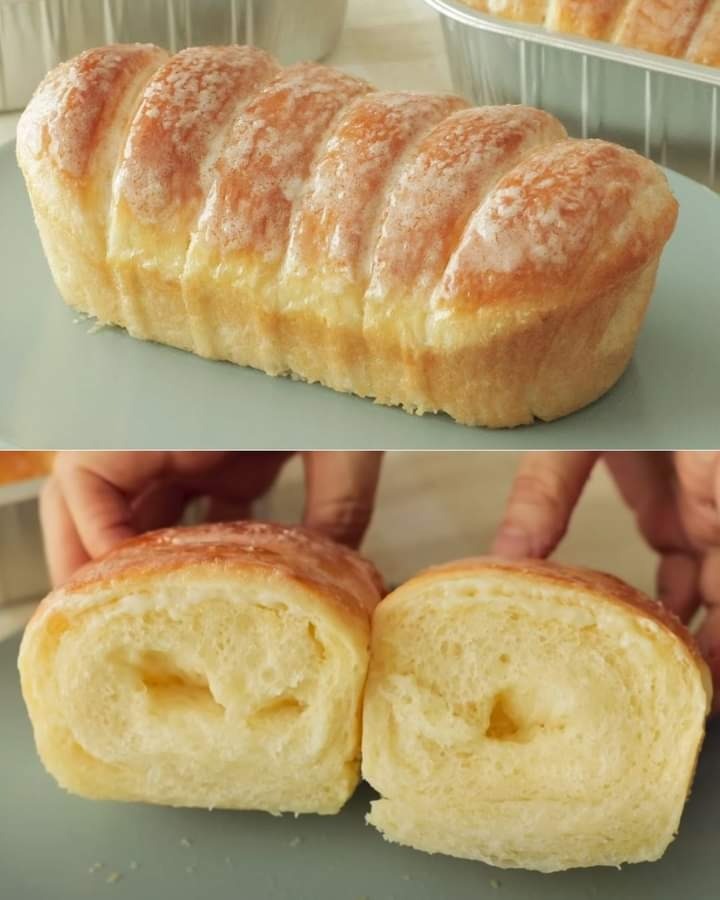 Fluffy condensed milk bread