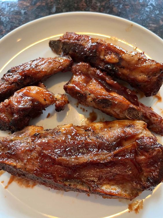 Air fryer baby back pork ribs